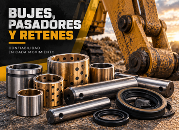 Bujes, pasadores y retenes